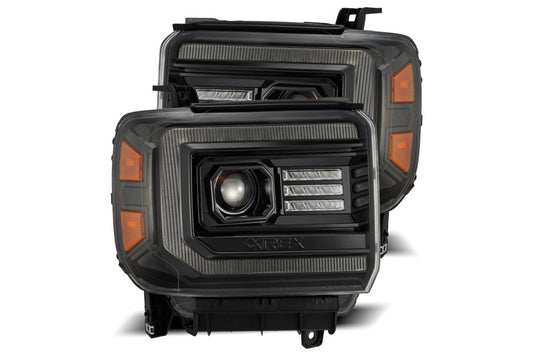 GMC SIERRA (2014-2018): ALPHAREX LUXX LED HEADLIGHTS