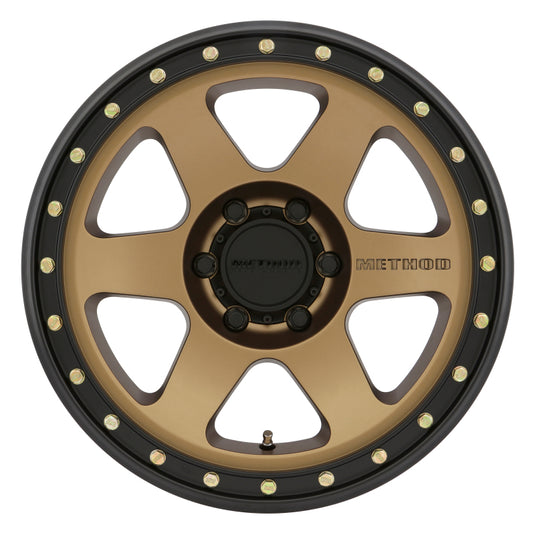 Method | MR310 Con6 17x8.5 0mm Offset 6x5.5 106.25mm CB Method | Bronze/Black Street Loc Wheels