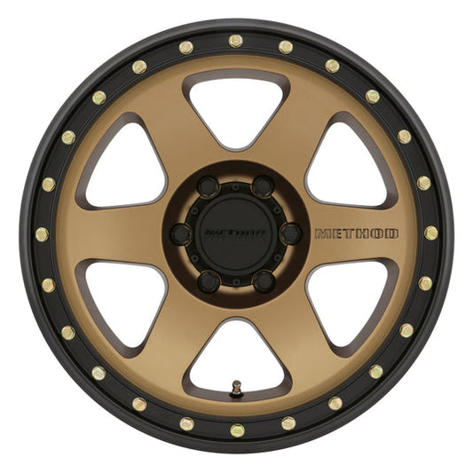 Method | MR310 Con6 17x8.5 0mm Offset 6x5.5 106.25mm CB Method | Bronze/Black Street Loc Wheels