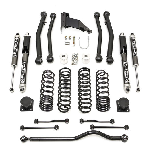 2020-2024 Jeep JT Gladiator Terrain Flex Max 4-Arm Kit With Falcon 2.1 Shocks