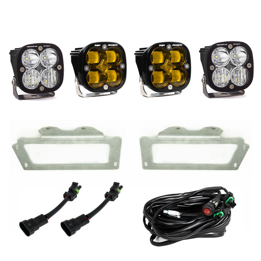 Dodge/Ram Squadron SAE Fog Pocket Light Kit Dodge 2009-2010 Ram 1500, Ram 2011-2012 1500, 2010-2018 2500/3500 SAE Fog Amber