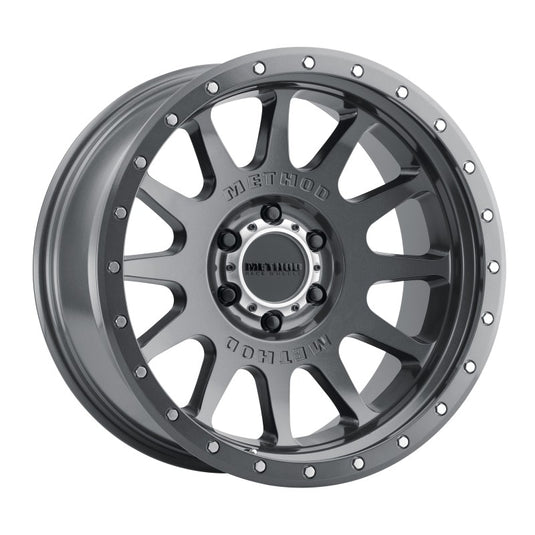 Method | MR605 NV 20x10 -24mm Offset 6x5.5 106.25mm CB Gloss Titanium Wheels