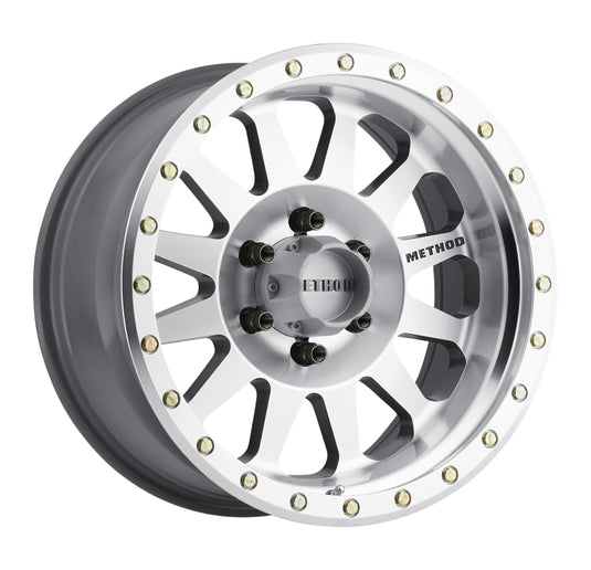 Method | MR304 Double Standard 18x9 -12mm Offset 6x5.5 108mm CB Machined/Clear Coat Wheels