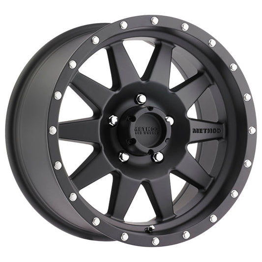 Method | MR301 The Standard 16x8 0mm Offset 5x4.5 83mm CB Matte Black Wheels