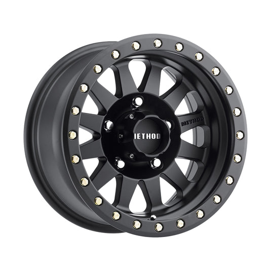 Method | MR304 Double Standard 18x9 -12mm Offset 5x5 94mm CB Matte Black Wheels