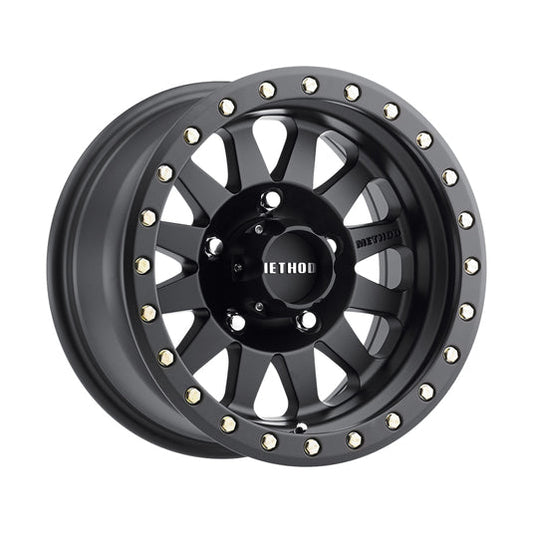 Method | MR304 Double Standard 18x9 +25mm Offset 5x150 116.5mm CB Matte Black Wheels