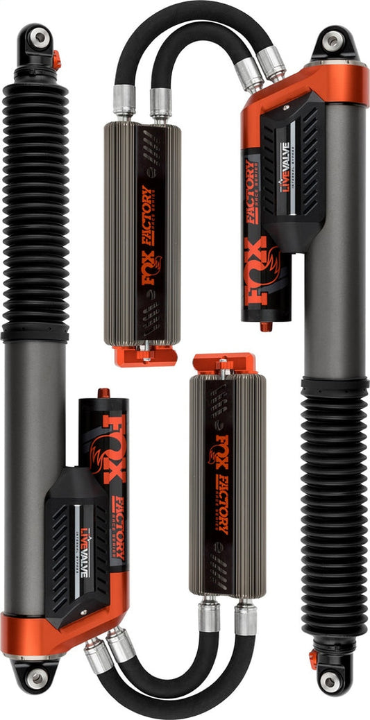 Fox | 2019-2020 Ford Raptor 3.0 Factory Series Live Valve Internal Bypass Piggyback Rear Shock Pair With Adjuster | 0-1 Inch Lift