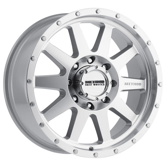 Method | MR301 The Standard 18x9 +18mm Offset 8x180 130.81mm CB Machined/Clear Coat Wheels