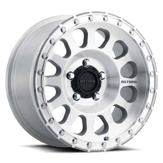 Method | MR315 17x8.5 0mm Offset 5x5 71.5mm CB Machined/Clear Coat Wheels