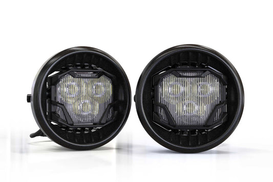 MORIMOTO 4BANGER LED FOG LIGHTS: TOYOTA (ROUND) 2008-2017 SEQUOIA, 2005-2011 TACOMA, 2007-2013 TUNDRA