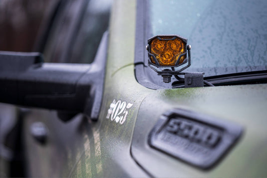 MORIMOTO 4BANGER LED A-PILLAR SYSTEM/DITCH LIGHTS: DODGE RAM 1500 2019-2024