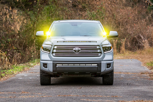 MORIMOTO 4BANGER LED A-PILLAR SYSTEM/DITCH LIGHTS: TOYOTA TUNDRA (2014-2021)