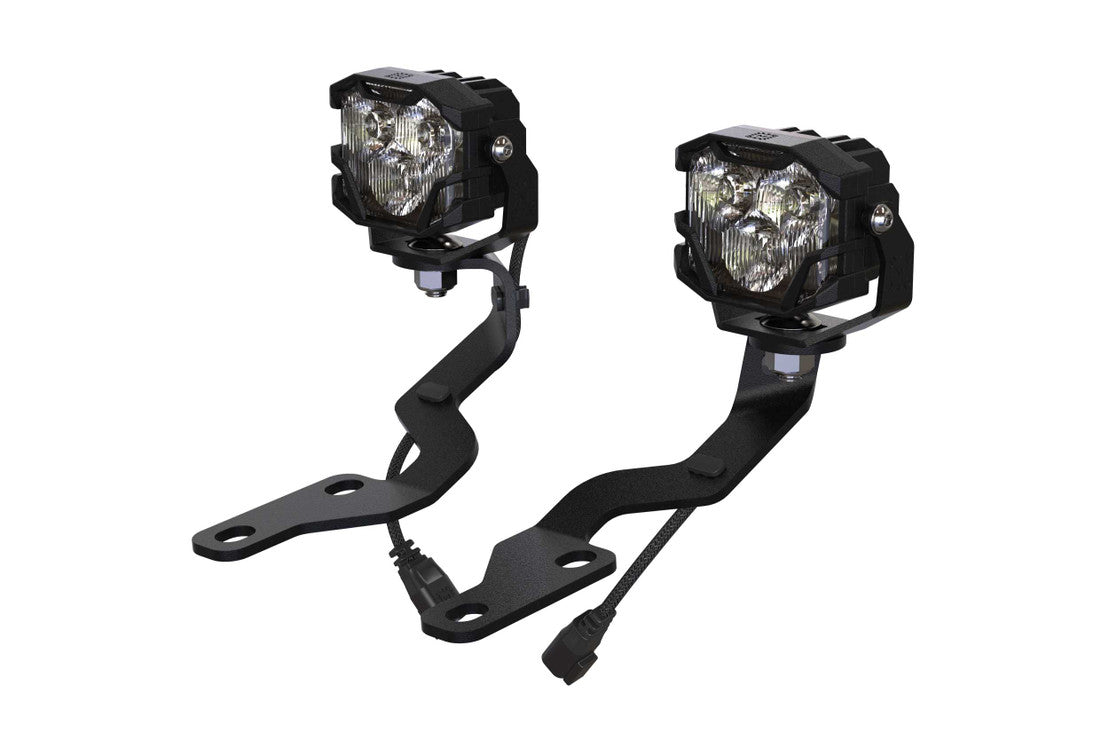 MORIMOTO 4BANGER LED A-PILLAR SYSTEM/DITCH LIGHTS: TOYOTA TACOMA (2005-2015)
