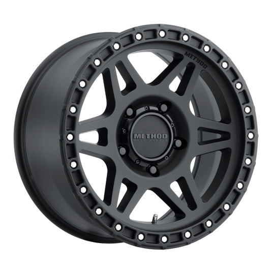 Method | MR312 17x8.5 0mm Offset 5x5 71.5mm CB Matte Black Wheels