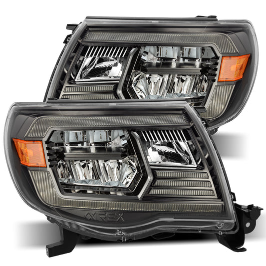 AlphaRex Luxx-Series LED Headlights: Toyota Tacoma (2005-2011) (Reflector set)