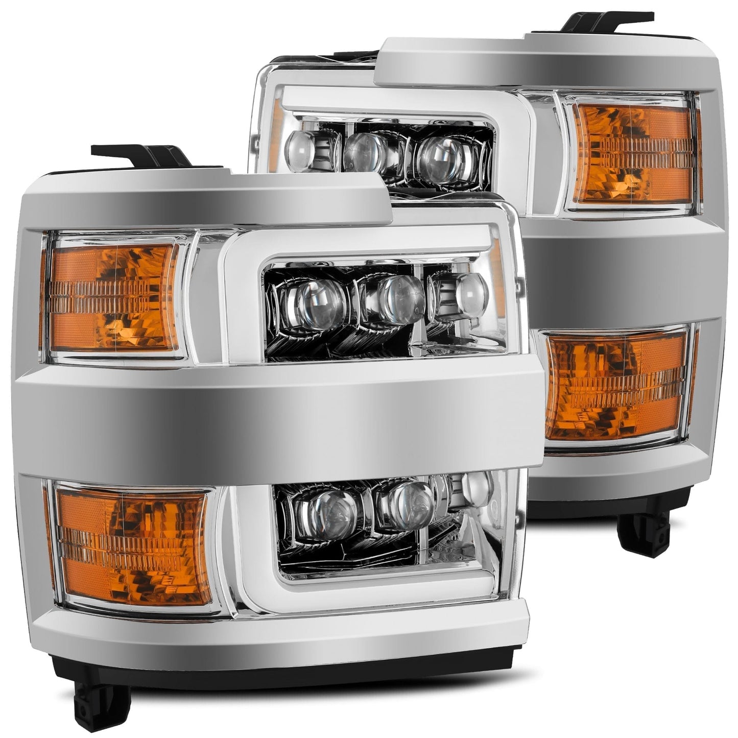 AlphaRex Nova-Series LED Headlights: Chevy Silverado HD 2500/3500 (2015-2019)
