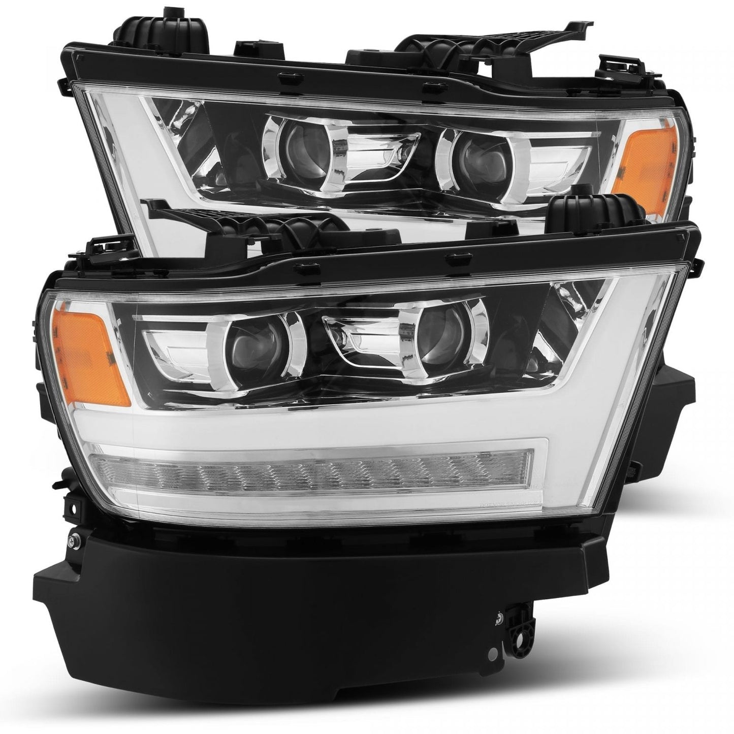 AlphaRex Luxx-Series LED Headlights: Dodge Ram 1500 (2019-2023)