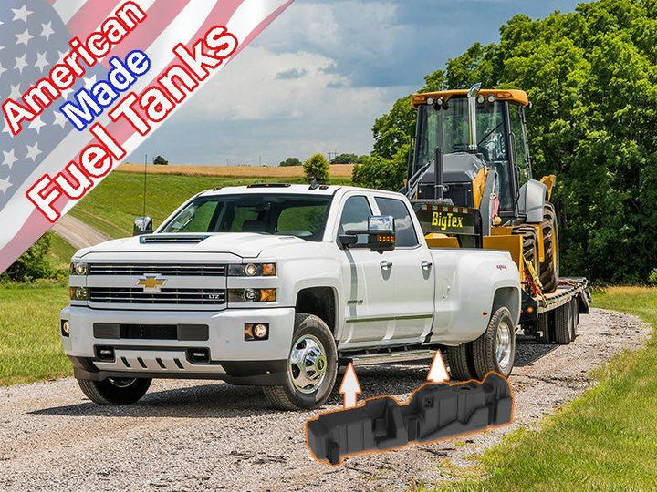 Titan Fuel Tanks | 2017-2019 GM 2500 / 3500 Crew Cab Long Bed Fuel Tank | 7010317