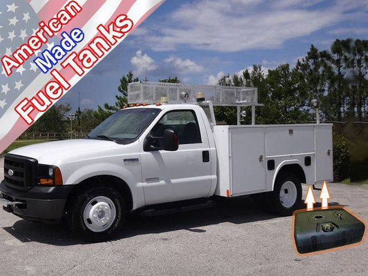 Titan Fuel Tanks | 1999-2010 Ford F350 / F450 / F550 Narrow Frame Cab & Chassis Fuel Tank | 8020099