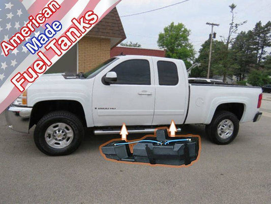 Titan Fuel Tanks | 2001-2010 GM Extended Cab Short Bed Super Series | 7010101