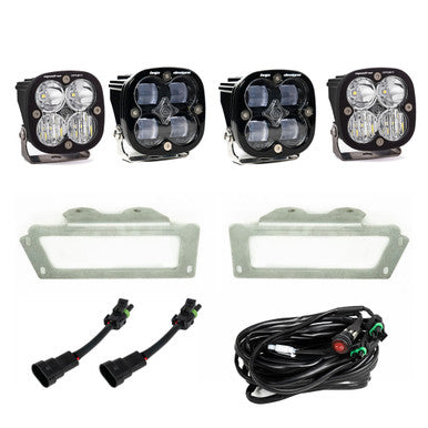 Dodge/Ram Squadron SAE Fog Pocket Light Kit Dodge 2009-2010 Ram 1500, Ram 2011-2012 1500, 2010-2018 2500/3500 SAE Fog Clear