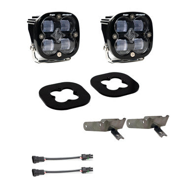 Ford Squadron SAE Fog Pocket Light Kit Ford 2011-2016 F250/350 Super Duty SAE Fog Clear