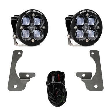 Jeep JK Squadron-R SAE Fog Pocket Light Kit Jeep 2007-2009 Wrangler JK, NOTE: w/ Premium OE Bumper SAE Fog Clear
