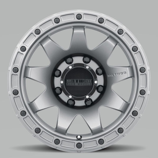 Method | MR317 17x8.5 0mm Offset 8x6.5 130.81mm CB Matte Titanium Wheels