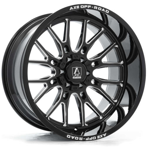 Axe Offroad Atlas Black Milled 22x10 -19mm