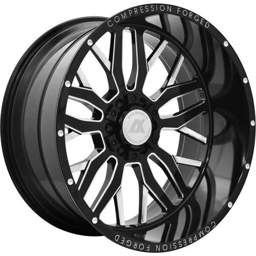 Axe Offroad AX1.0 Black Milled 22x12 -44mm