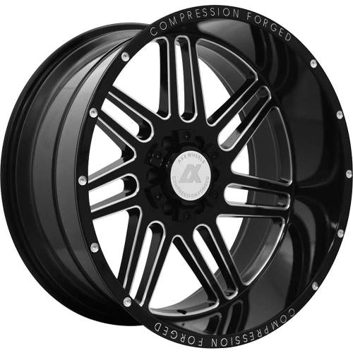 Axe Offroad AX3.0 Black Milled 22x12 -44mm