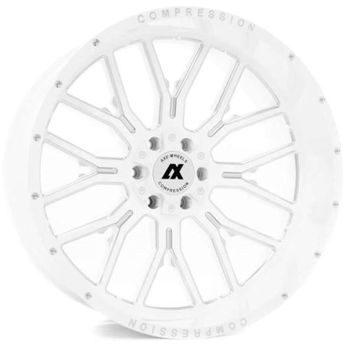 Axe Offroad AX6.3 White Milled 24x12 -44mm