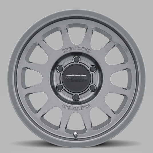 Method | MR703 17x8.5 0mm Offset 6x135 87mm CB Gloss Titanium Wheels