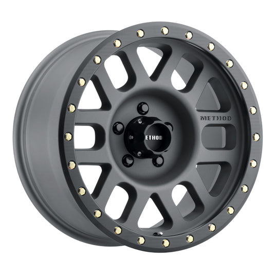 Method | MR309 Grid 18x9 +18mm Offset 5x150 116.5mm CB Titanium/Black Street Loc Wheels