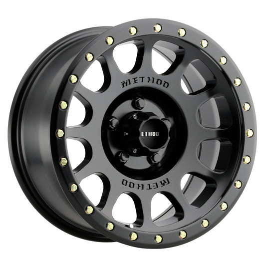 Method | MR305 NV 17x8.5 0mm Offset 5x4.5 83mm CB Matte Black Wheels