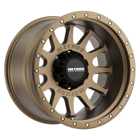 Method | MR605 NV 20x12 -52mm Offset 8x170 124.9mm CB Method | Bronze Wheels
