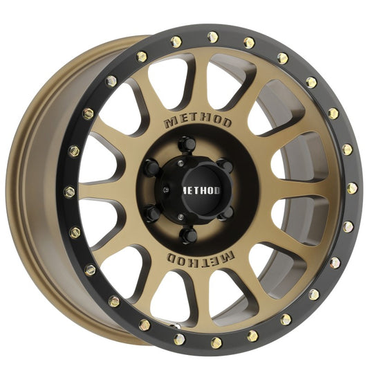 Method | MR305 NV 18x9 0mm Offset 6x135 94mm CB Method | Bronze/Black Street Loc Wheels