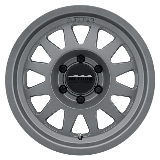 Method | MR704 17x8.5 0mm Offset 8x6.5 130.81mm CB Matte Titanium Wheels