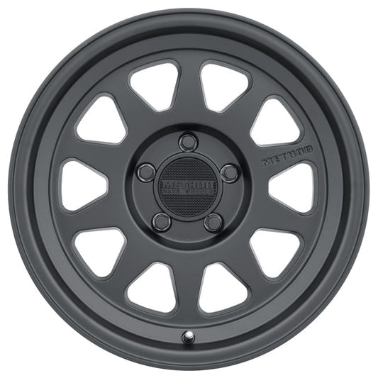 Method | MR316 17x8.5 0mm Offset 5x5 71.5mm CB Matte Black Wheels