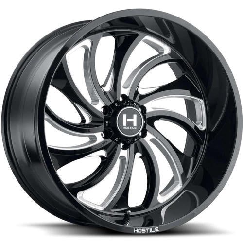 Hostile Demon Black Milled 20x10 -19mm