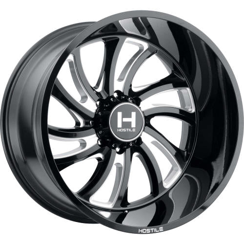 Hostile Demon Black Milled 24x14 -76mm