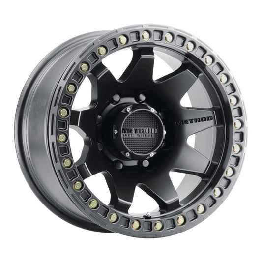 Method | MR108 17x9 -44mm Offset 8x6.5 130.81mm CB Matte Black w/BH-H24125-38 Wheels