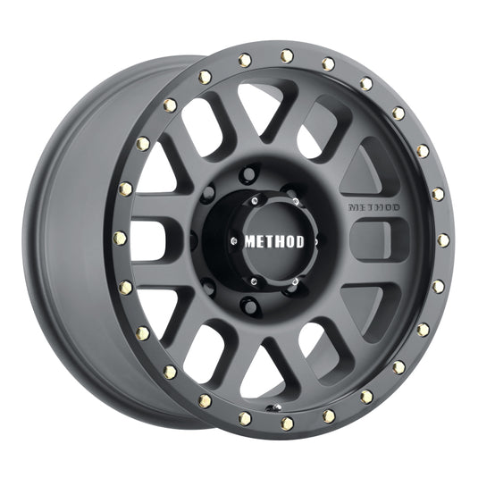 Method | MR309 Grid 18x9 0mm Offset 8x180 130.81mm CB Titanium/Black Street Loc Wheels