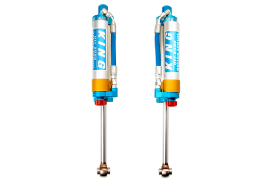 King Shocks | 2005+ Nissan Frontier Rear 2.5 Piggy Hose Reservoir Shock With Adjuster - Pair
