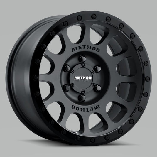 Method | MR305 NV 17x8.5 0mm Offset 6x5.5 108mm CB Gloss/Matte Black Wheels