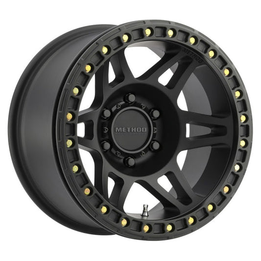 Method | MR106 Beadlock 17x9 -44mm Offset 5x5 71.5mm CB Matte Black w/BH-H24125 Wheels