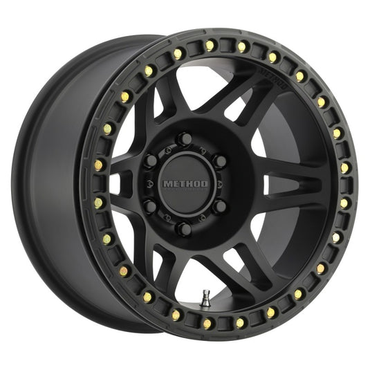 Method | MR106 Beadlock 17x9 -44mm Offset 6x5.5 108mm CB Matte Black w/BH-H24125 Wheels