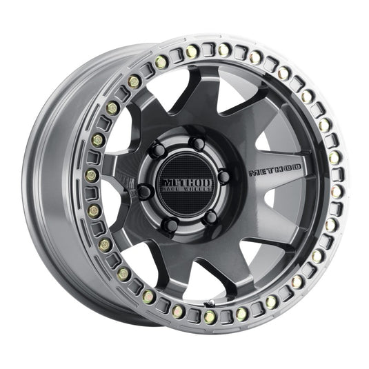 Method | MR108 17x9 -44mm Offset 6x5.5 106.25mm CB Gloss Titanium w/BH-H24125-38 Wheels