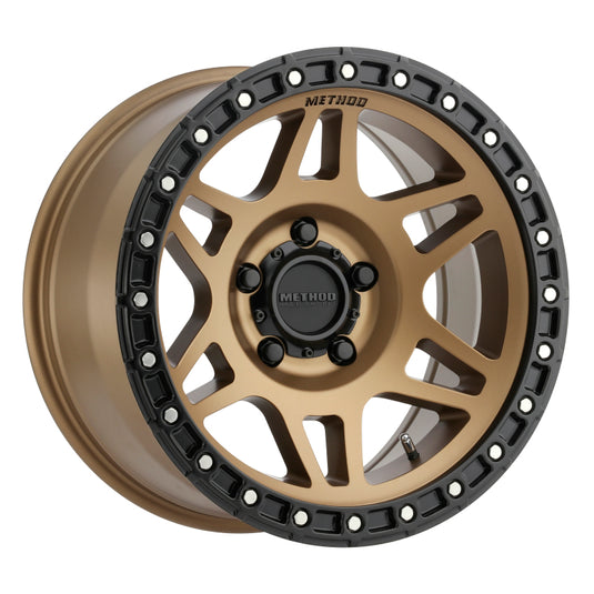 Method | MR312 17x8.5 0mm Offset 5x5 71.5mm CB Method | Bronze/Black Street Loc Wheels