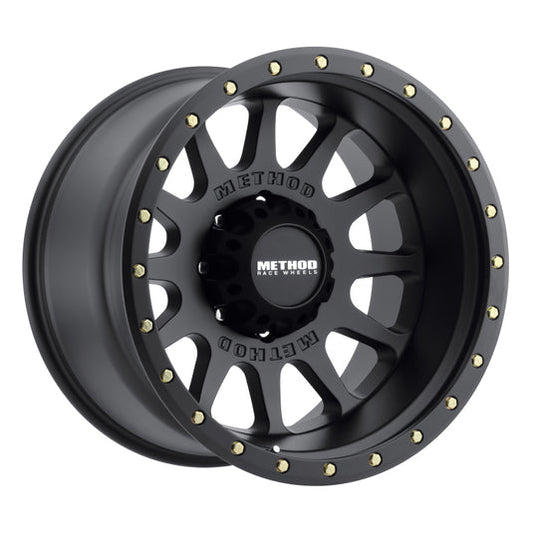 Method | MR605 NV 20x12 -52mm Offset 8x170 124.9mm CB Matte Black Wheels